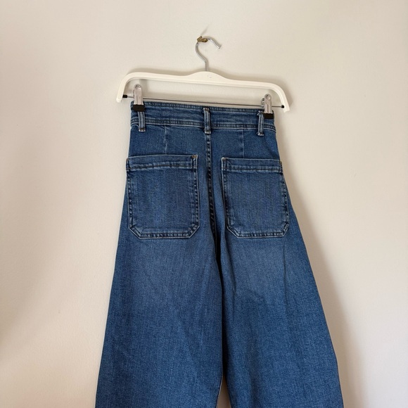 Zara Blue Wide-Leg Jeans - Picture 6 of 6